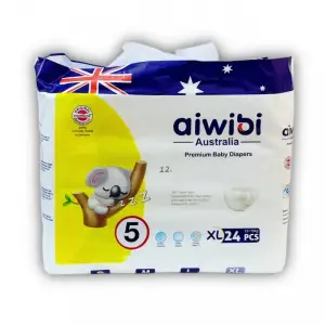 AIWIBI حفاظات رقم 5 /24 قياس XL
