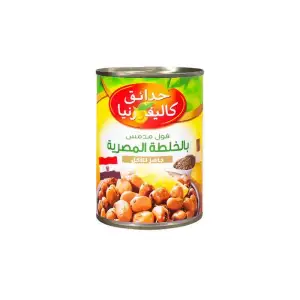 حدائق كاليفورنيا فول مدمس بالخلطة المصرية 400 غم *12
