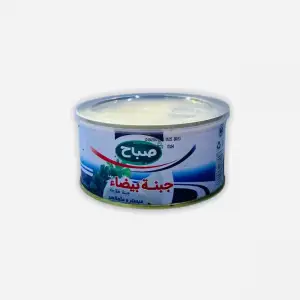 صباح جبنه بيضاء معدني دائري 225 غم *18