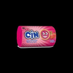 ETI CIN بسكويت مع جيلي مشكل 325 غم *12